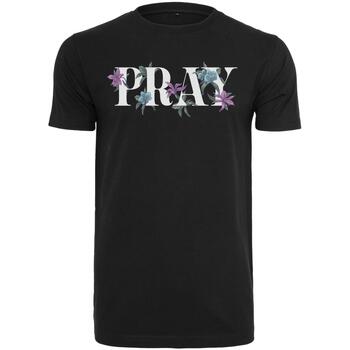 Mister tee T-shirt Korte Mouw  T-shirt Flower Pray