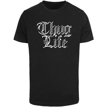 Mister tee T-shirt Korte Mouw  T-shirt Thug Life Wording