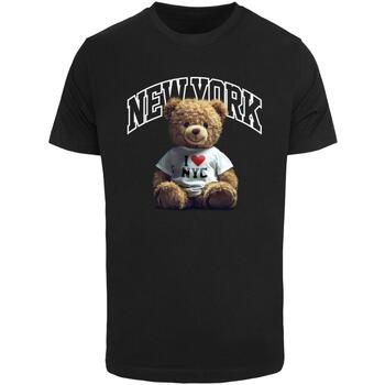 Mister tee T-shirt Korte Mouw  T-shirt New York College Bear