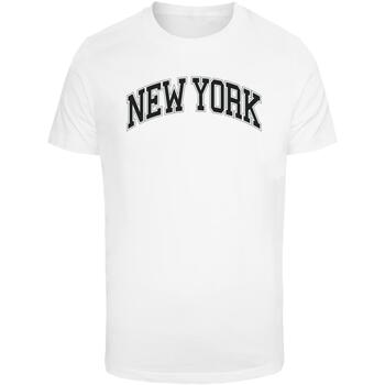 Mister tee T-shirt Korte Mouw  T-shirt NY Wording