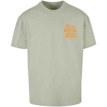 Merchcode T-shirt Korte Mouw  T-shirt oversize Funky Pineapple