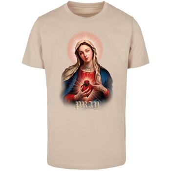 Mister tee T-shirt Korte Mouw  T-shirt Praying Mary