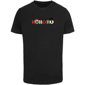 Merchcode T-shirt Korte Mouw  T-shirt Christmas Ho Ho Ho