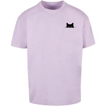 Merchcode T-shirt Korte Mouw  T-shirt Halloween - Cat