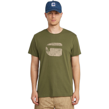 G-Star Raw T-shirt Korte Mouw  T-shirt Finger Print Burger