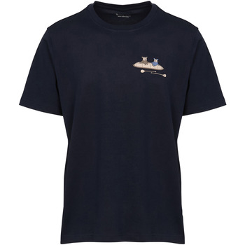 Knowledge Cotton Apparel T-shirt Korte Mouw  T-shirt à épaules tombantes régulier