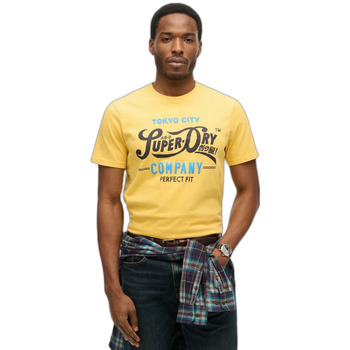 Superdry T-shirt Korte Mouw  T-shirt Perfect Fit Script