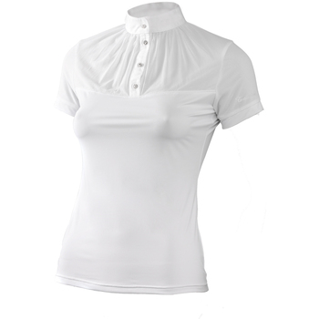 Tattini Overhemd  Polo d'équitation de concours avec tulle femme