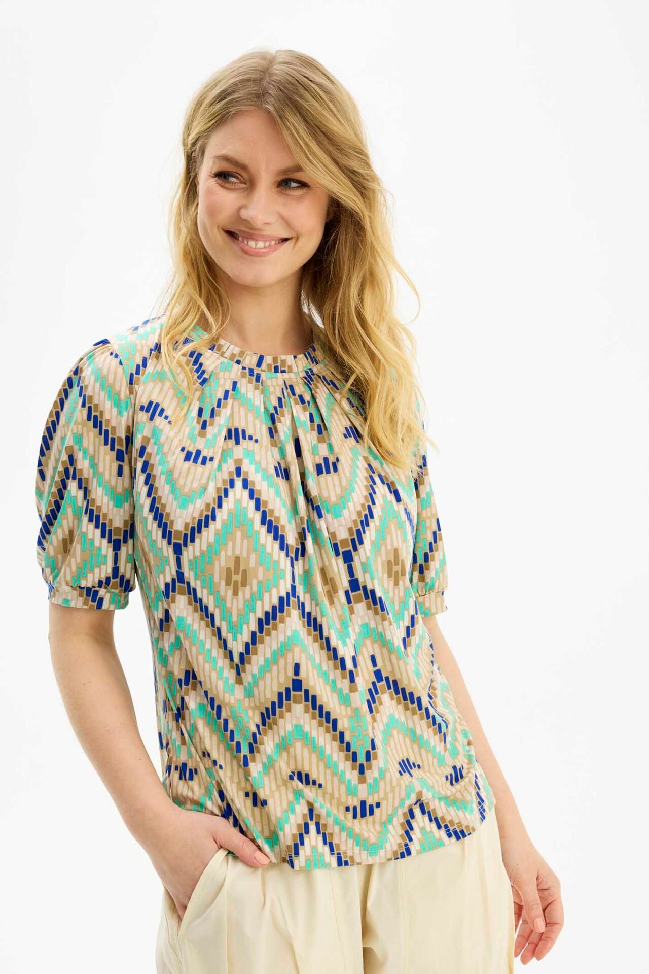 IN FRONT GRAZIA BLOUSE 16677 615 (Multicolor 000)