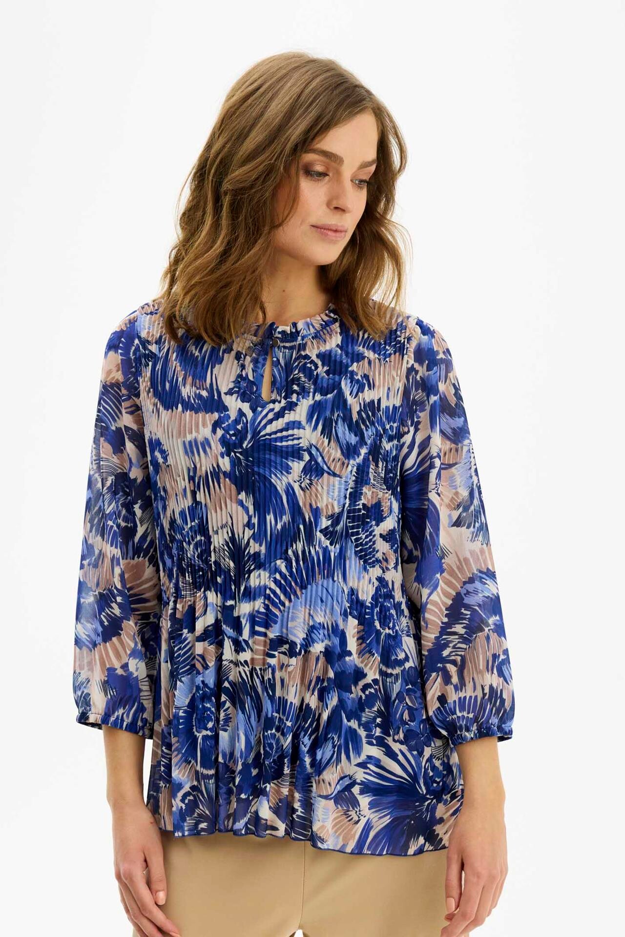 IN FRONT ELINOR BLOUSE 16646 501 (Blue 501)