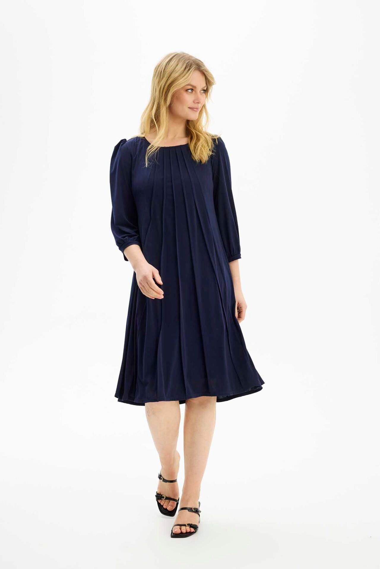 IN FRONT LUCETTE DRESS 16644 591 (Navy 591)