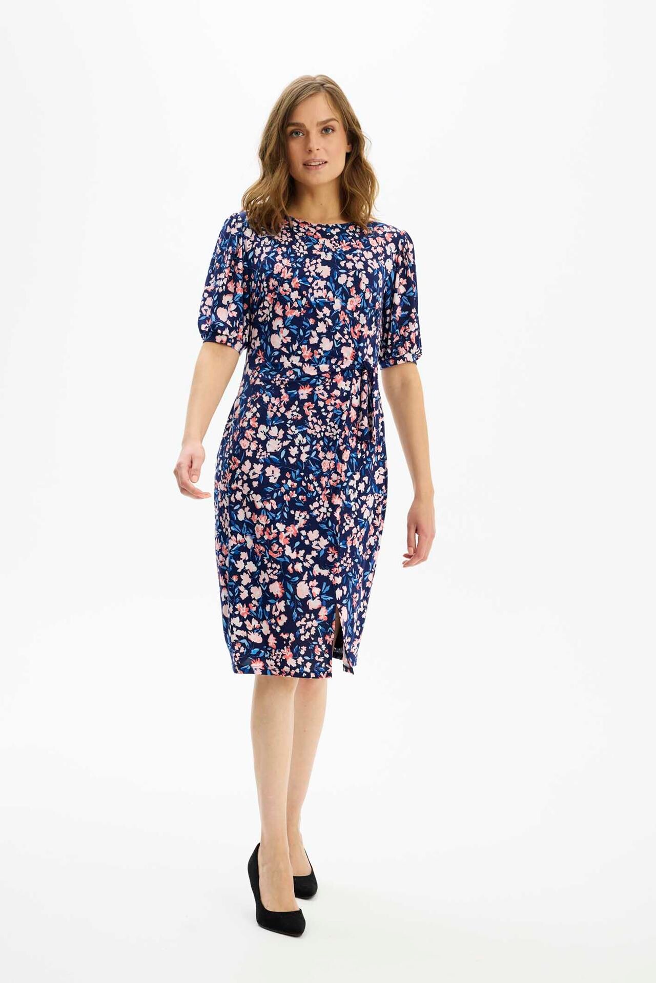 IN FRONT ROSY DRESS 16662 501 (Blue 501)