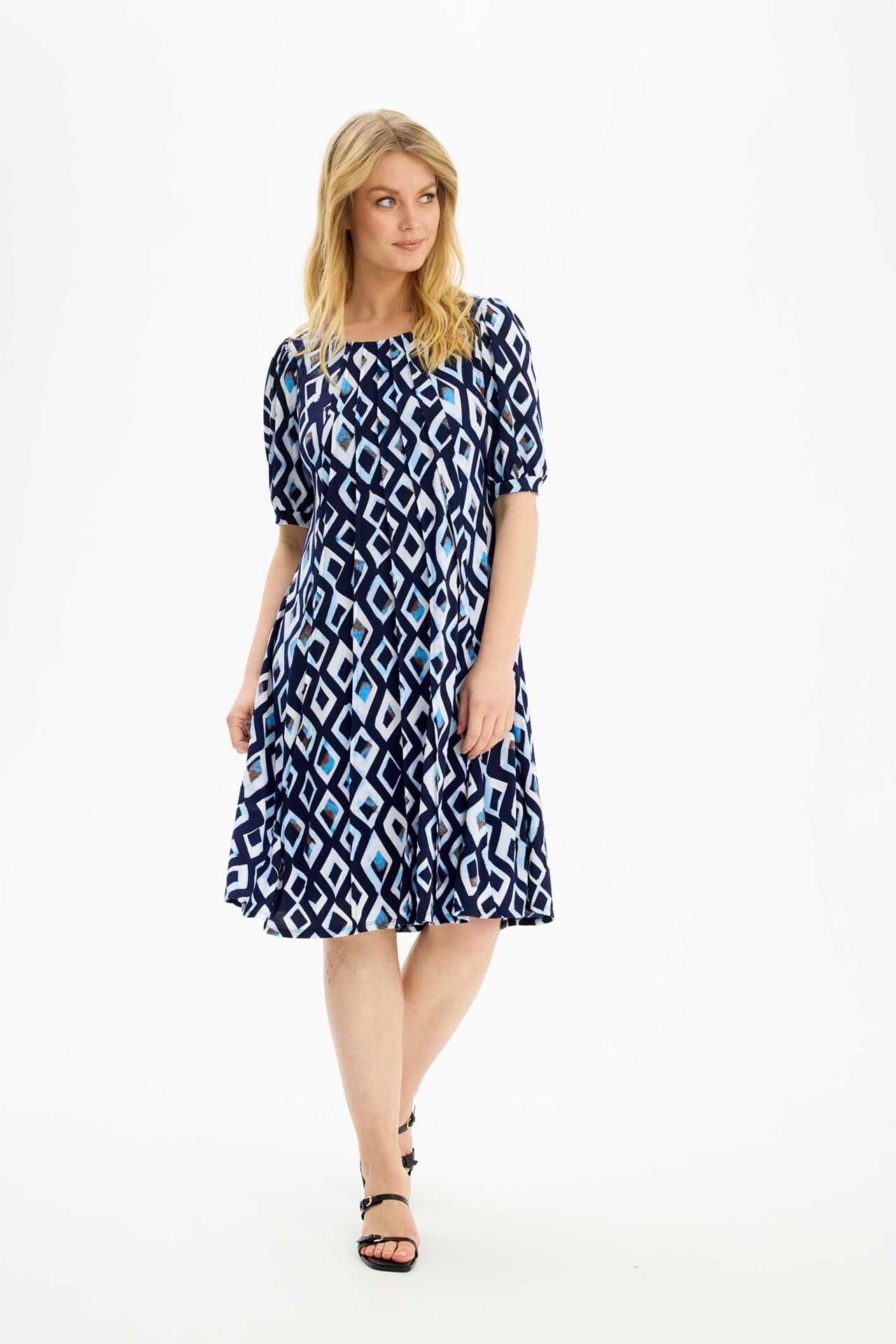 IN FRONT LUCETTE DRESS 16673 591 (Navy 591)