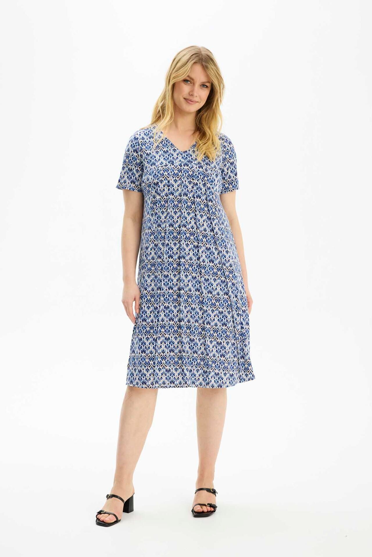 IN FRONT LUCY DRESS 16663 501 (Blue 501)