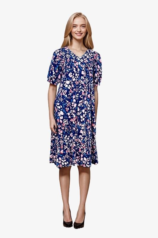 IN FRONT LUCY DRESS 16698 501 (Blue 501)