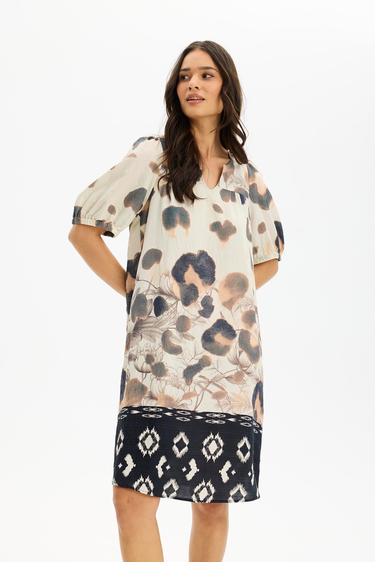 IN FRONT WILMA DRESS 16640 190 (Nature 190)