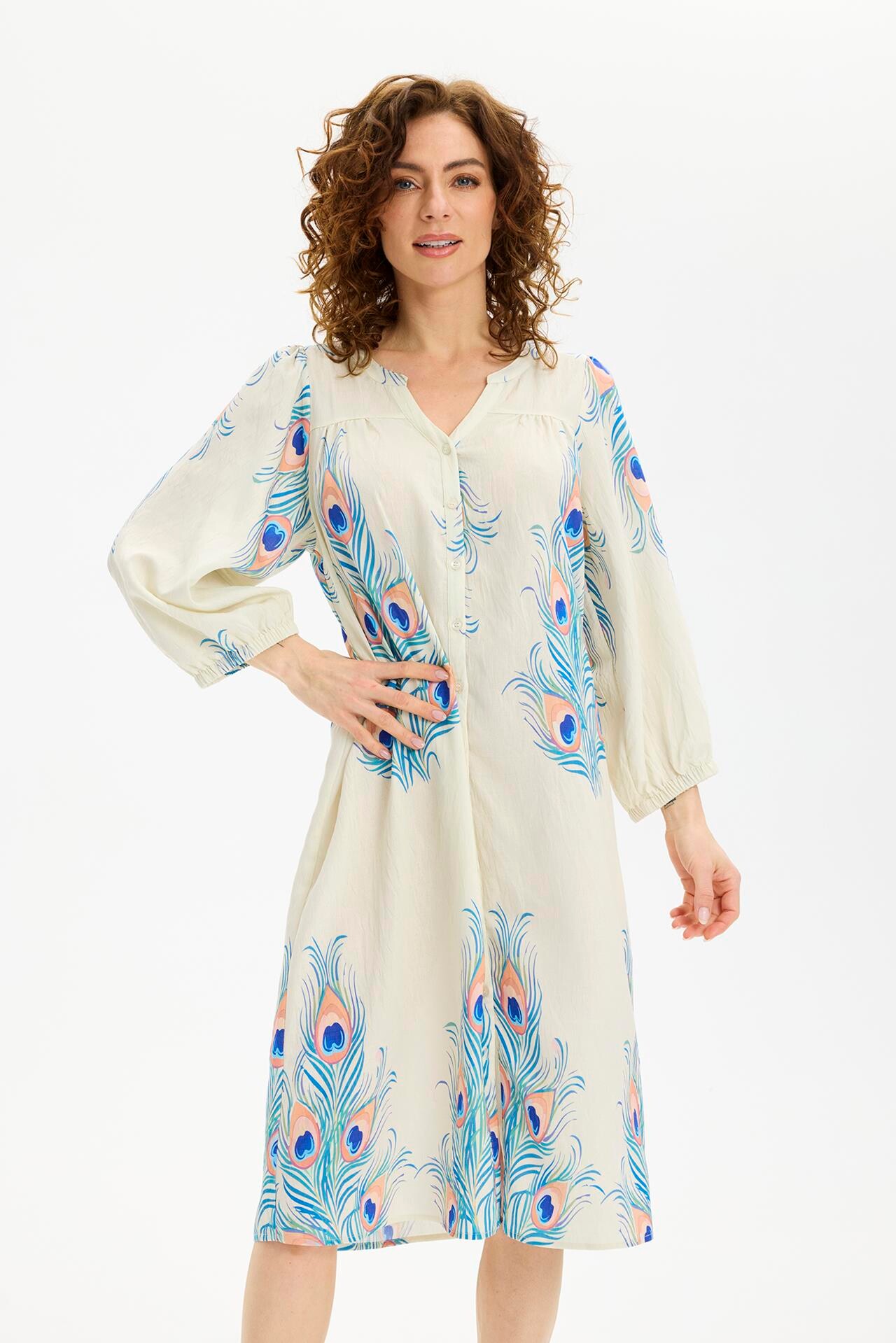 IN FRONT PENELOPE DRESS 16642 000 (Multicolour 000)