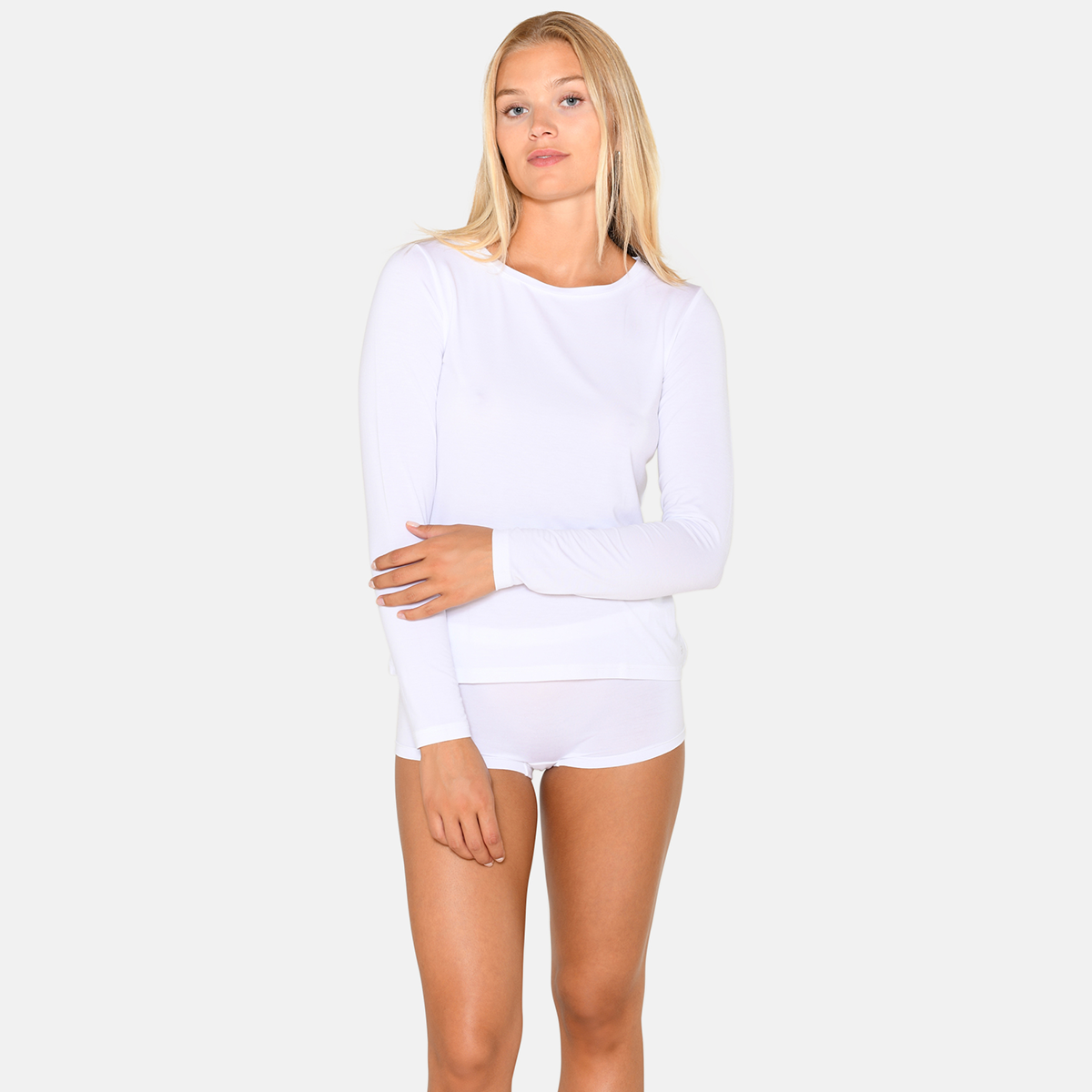 CCDK Modal blouse, wit