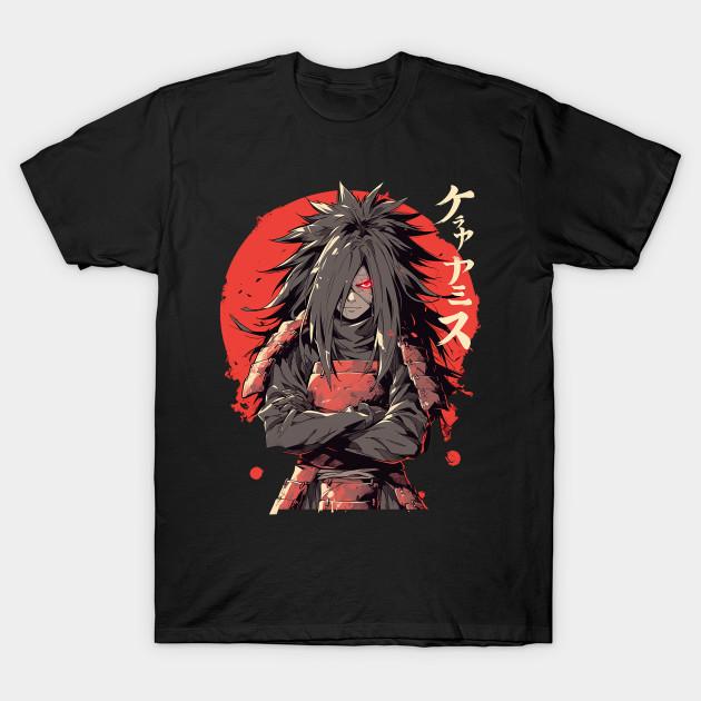 Ysir Best Tshirts Heren Zwart Print T-shirt Madara No-Cut Transfer Papier Print Katoenen T-shirt M zwart