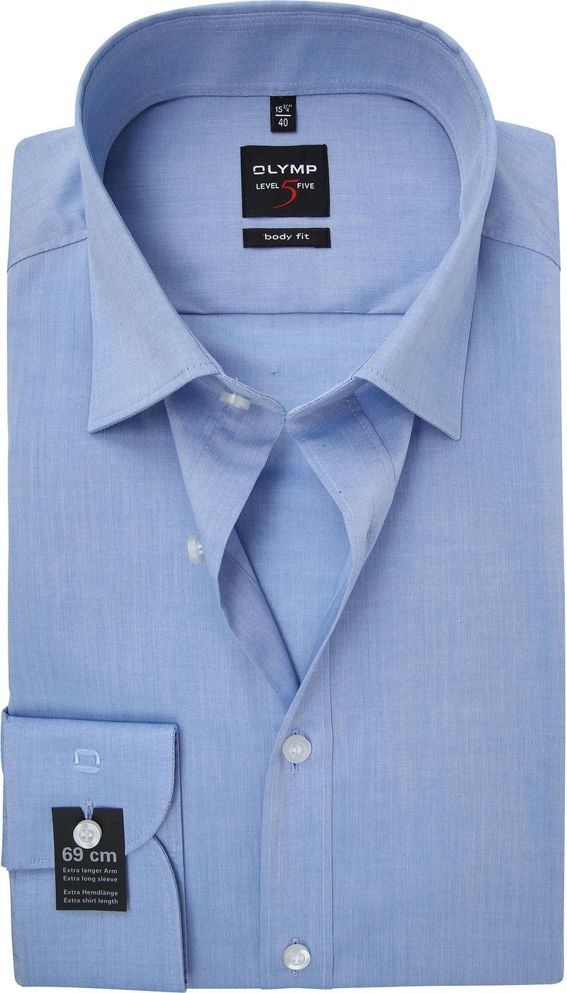 Olymp Overhemd Level 5 BF Blauw