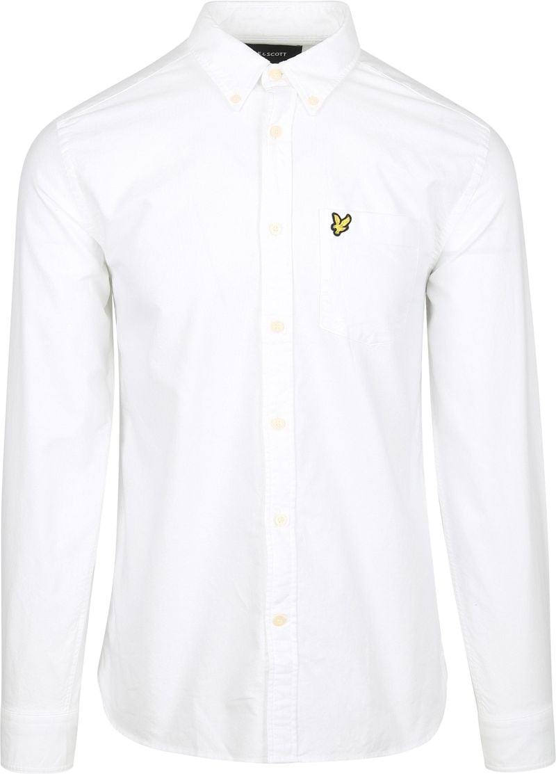 Lyle and Scott Lyle & Scott Shirt Plain Oxford White