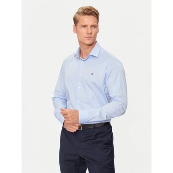 Tommy Hilfiger Overhemd Lange Mouw  MW0MW38347 - FLEX PPLN-C10 R BREEZY BLUE