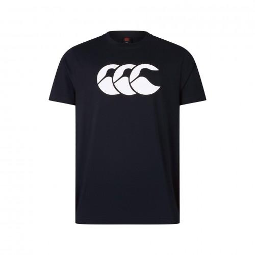 Canterbury Mens Logo T-Shirt S wit/zwart