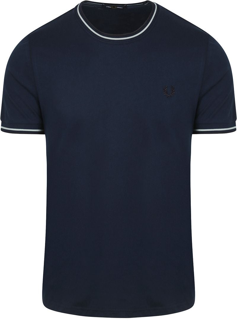 Fred Perry M1588 Twin Tipped T-shirt Navy