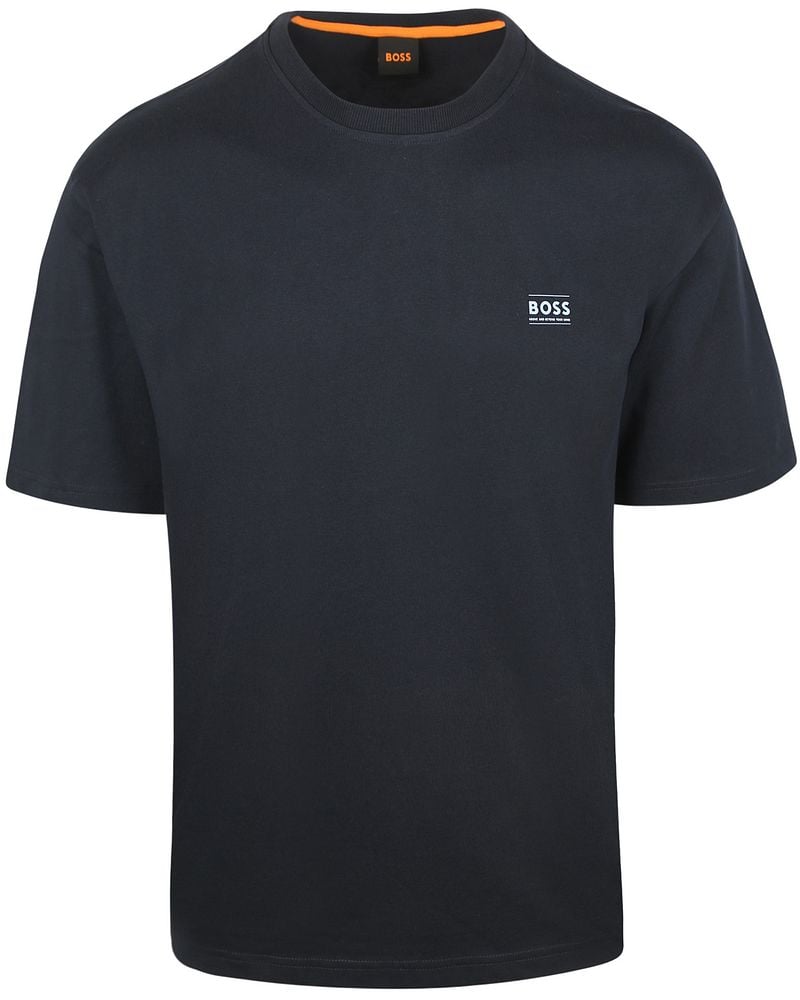 Boss T-shirt Te Move Donker Blauw