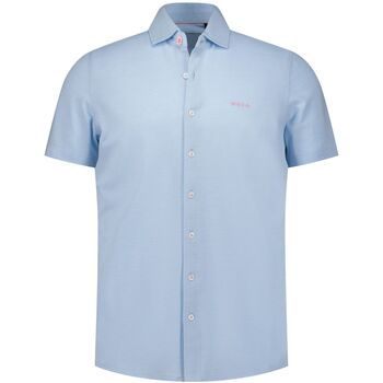 New zealand auckland Overhemd Lange Mouw  NZA Shirt Short Sleeve Patrick Pastel Blue