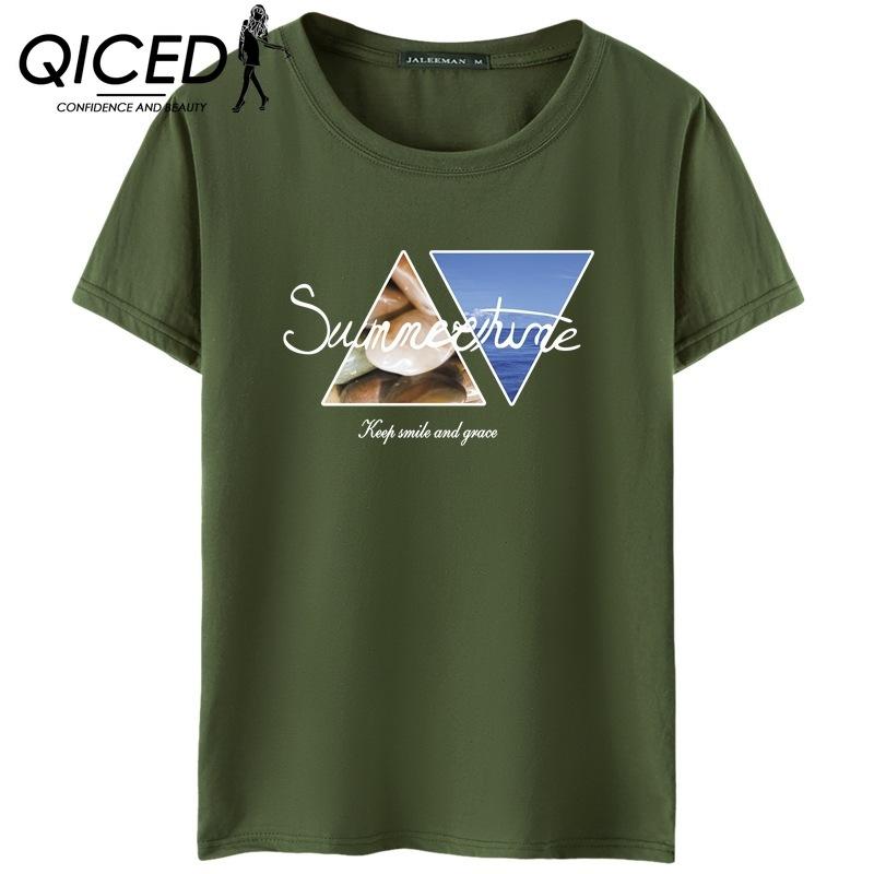 QICED Zomer T-shirt met korte mouwen Heren O-hals Trend Ondershirt XXXXXL rood