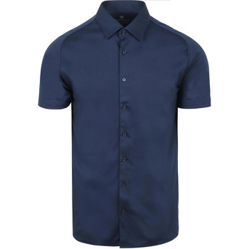 Desoto Overhemd Lange Mouw  Short Sleeve Jersey Overhemd Navy