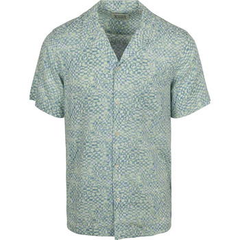 Scotch & Soda Overhemd Lange Mouw Scotch & Soda Shortsleeve Overhemd Print Lichtgroen