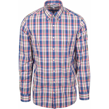 Mcgregor Overhemd Lange Mouw  Overhemd Poplin Ruiten Multicolour