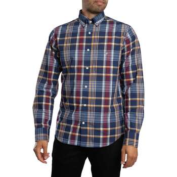 Gant Overhemd Lange Mouw  Regular Classic Poplin Geruit Overhemd