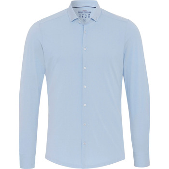 Pure Overhemd Lange Mouw  Shirt Licht Blauw