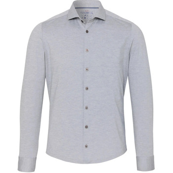 Pure Overhemd Lange Mouw  The Functional Shirt Lichtgrijs