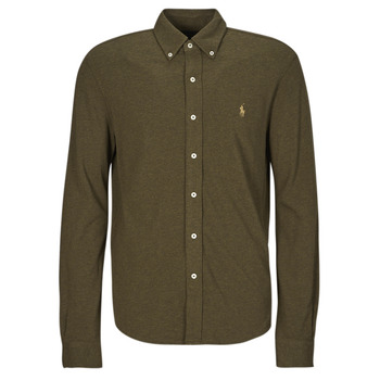 Polo Ralph Lauren Overhemd Lange Mouw  CHEMISE AJUSTEE COL BOUTONNE EN POLO FEATHERWEIGHT
