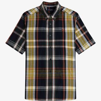 Fred Perry Overhemd Lange Mouw  MADRAS CHECK SHORT SLEEVE S