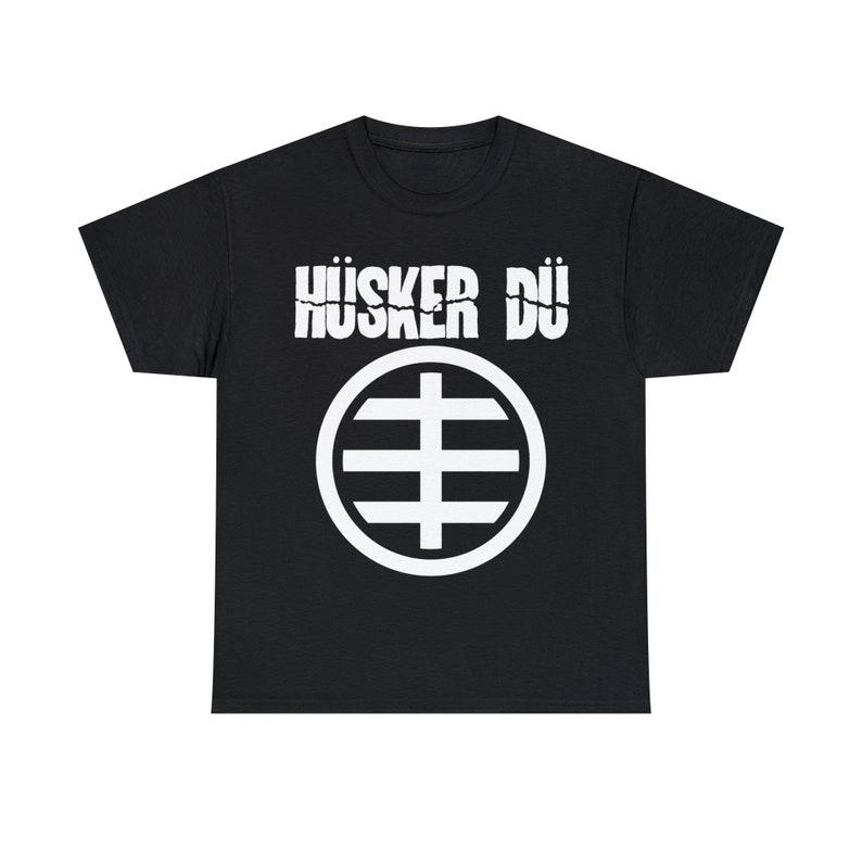 Great Deal 230 Gsm 100% Katoen Husker Du T-shirt Minutemen The Replacements Mission Of Burma Wipers Dinosaur Jr Fugazi Unisex Zwaar Katoenen T-shirt XL zwart