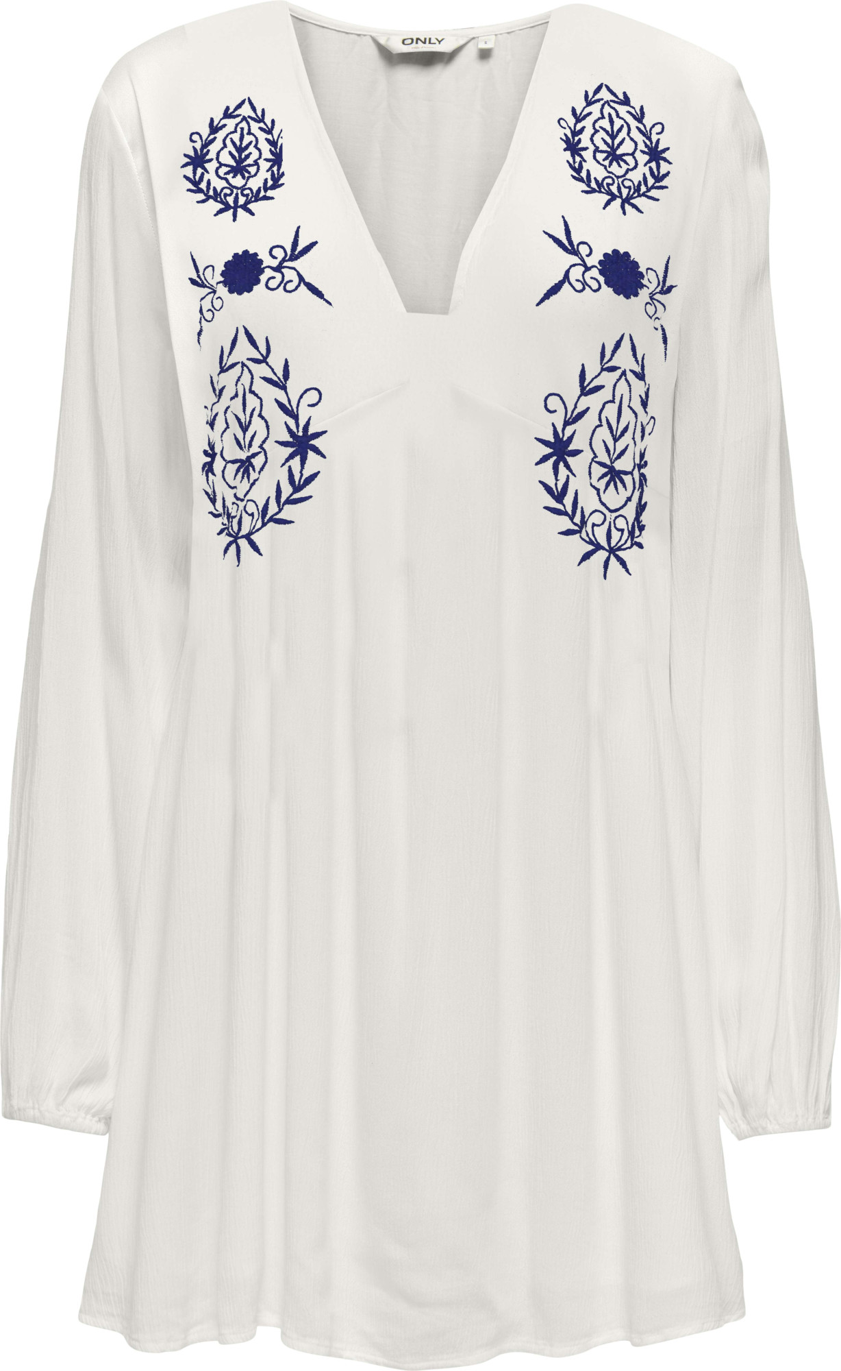 Only Onlthyra sl emb vest wvn cloud dancer/mazarin