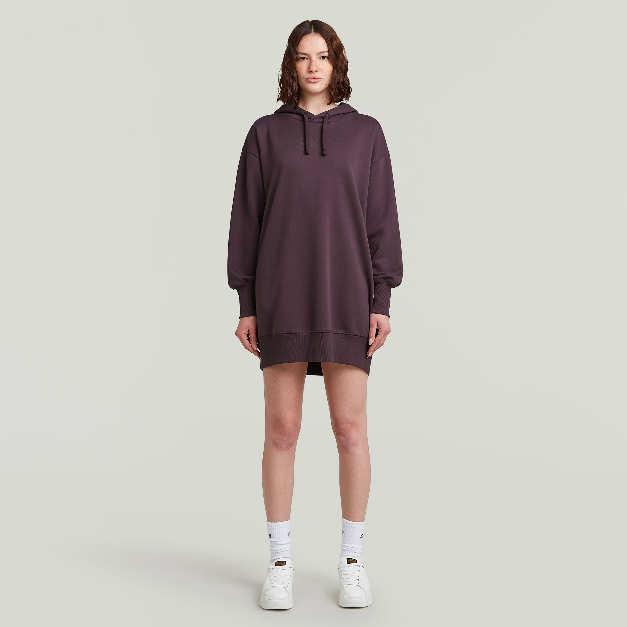 G-Star RAW Hooded Sweaterjurk - Paars - Dames