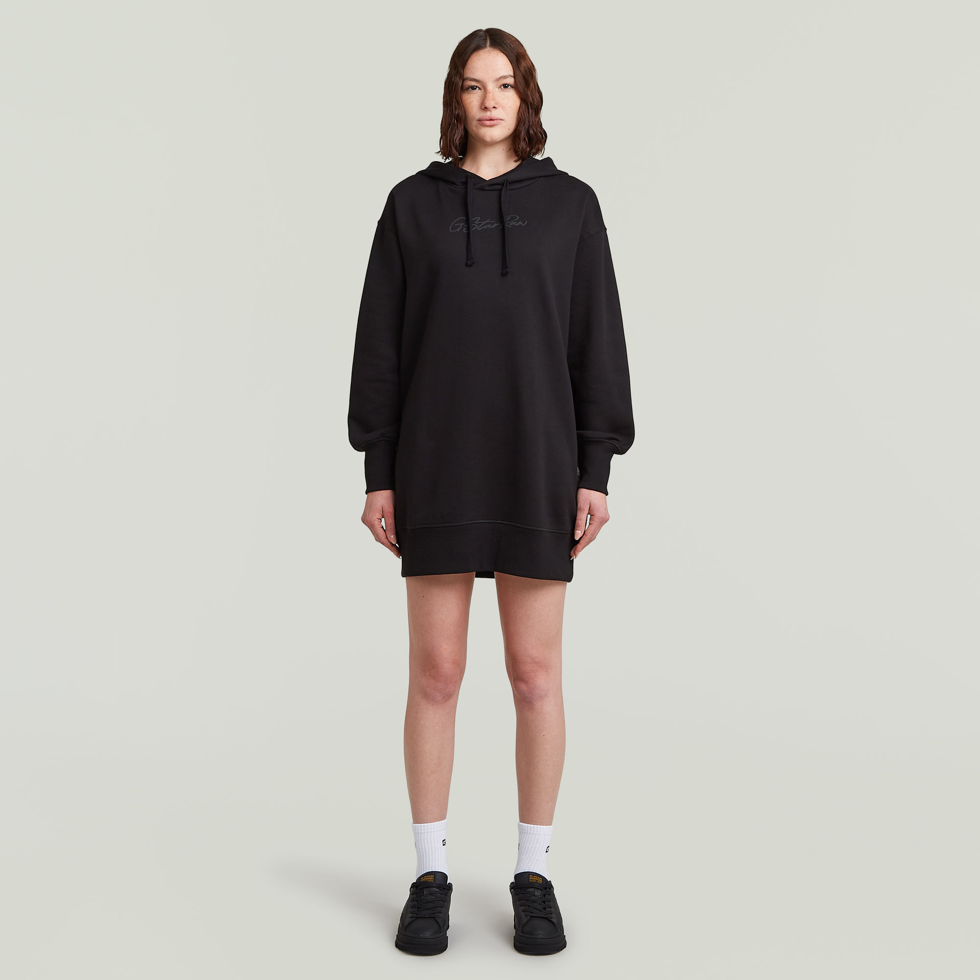 G-Star RAW Hooded Sweaterjurk - Zwart - Dames