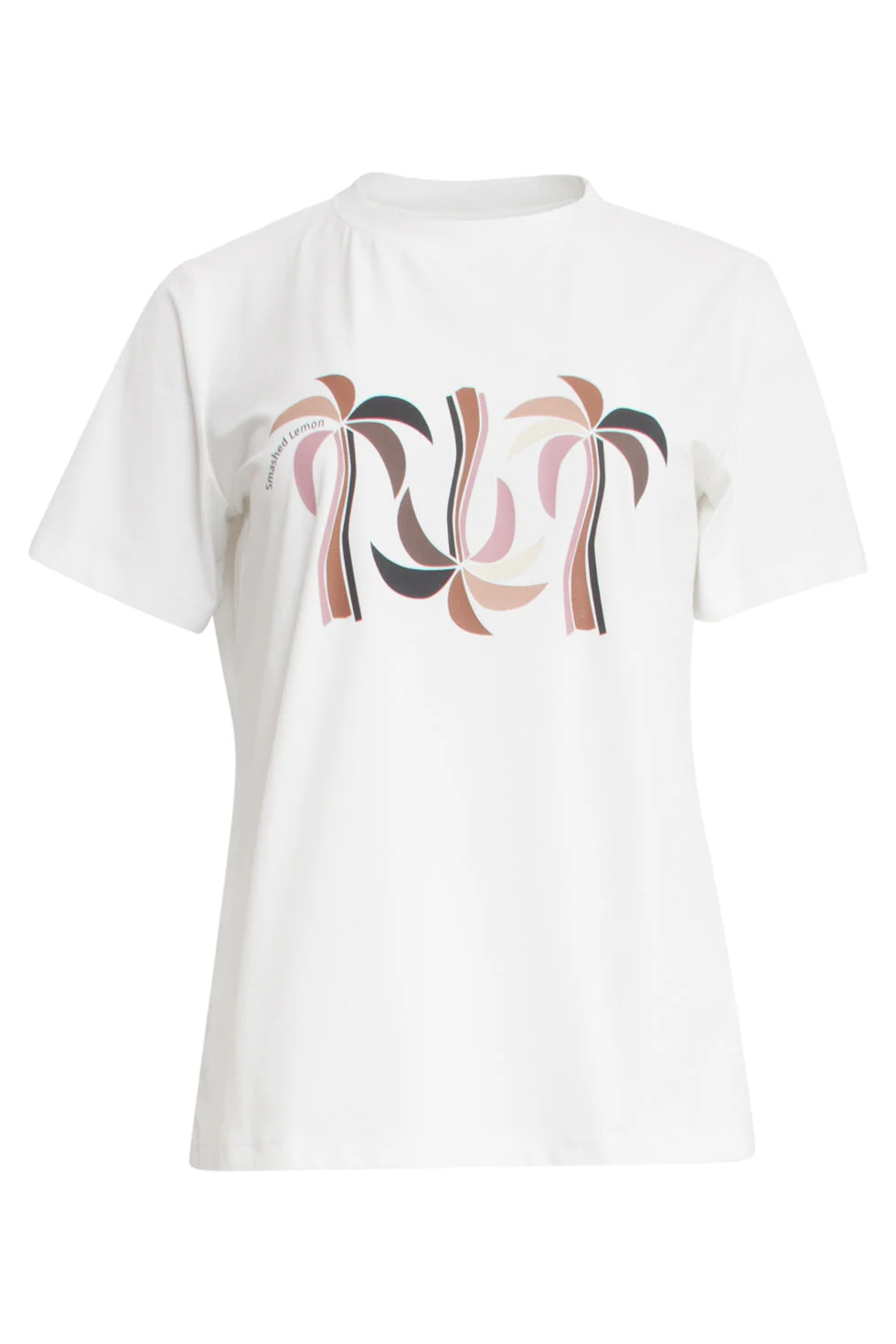 Smashed Lemon 25260 te t-shirt met palm printtravelkwaliteit |