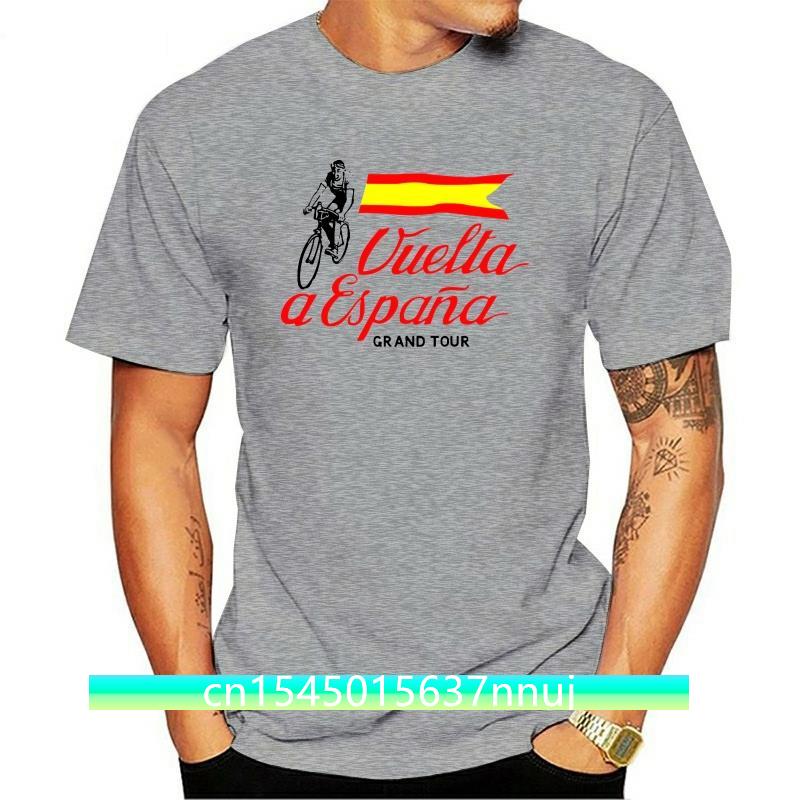 Comfortable season Nieuw Vuelta A Espana T-shirt Bedrukt Heren Vintage Spaans Wielrennen T-shirt Fiets Grand Tour Spanje Racefiets Wielrennen T-shirt XXL