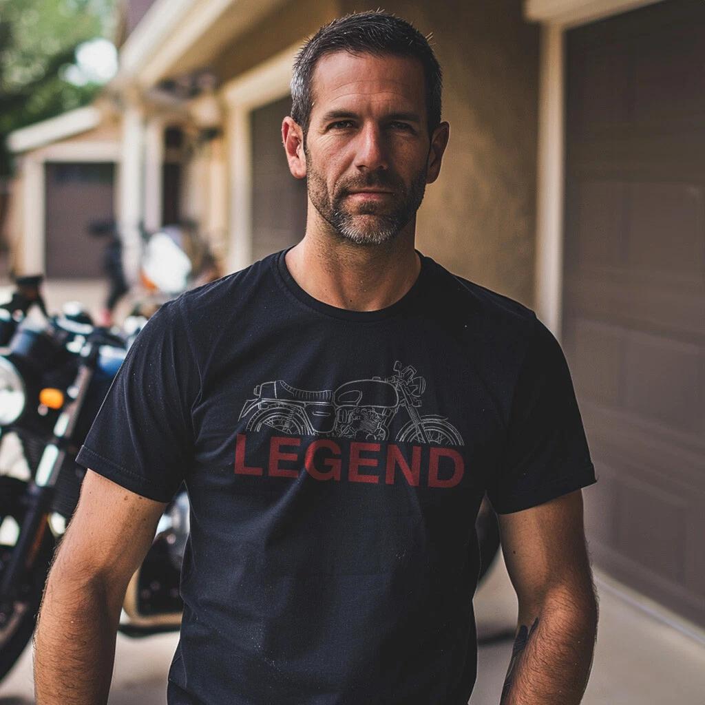 Comfortable season 2025 Zomer Katoen Ronde Hals Korte Mouwen voor Mannen en Vrouwen Triumph 3T De Luxe T-Shirt Motor T-Shirt voor Vintage Rijders M