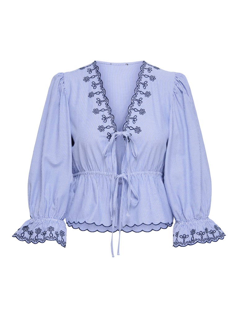 Jacqueline de Yong Jdy savannah ls emb tie top dessin