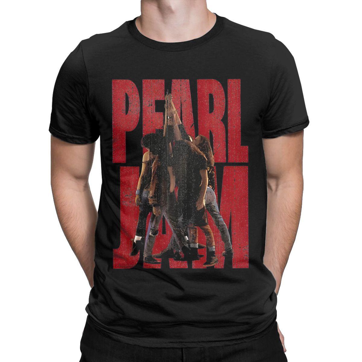 Comfortable season All Seasons Heren Dames Beste Album Tour Pearls Jam Shirt Accessoires Puur Katoen T-shirt Kleding Vintage T-shirt XXL wit