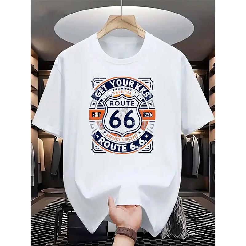 Happy Show Nieuw Zomer Heren Mode T-shirt Persoonlijkheid Veelzijdig Bedrukt Heren T-shirt Top 8XL wit