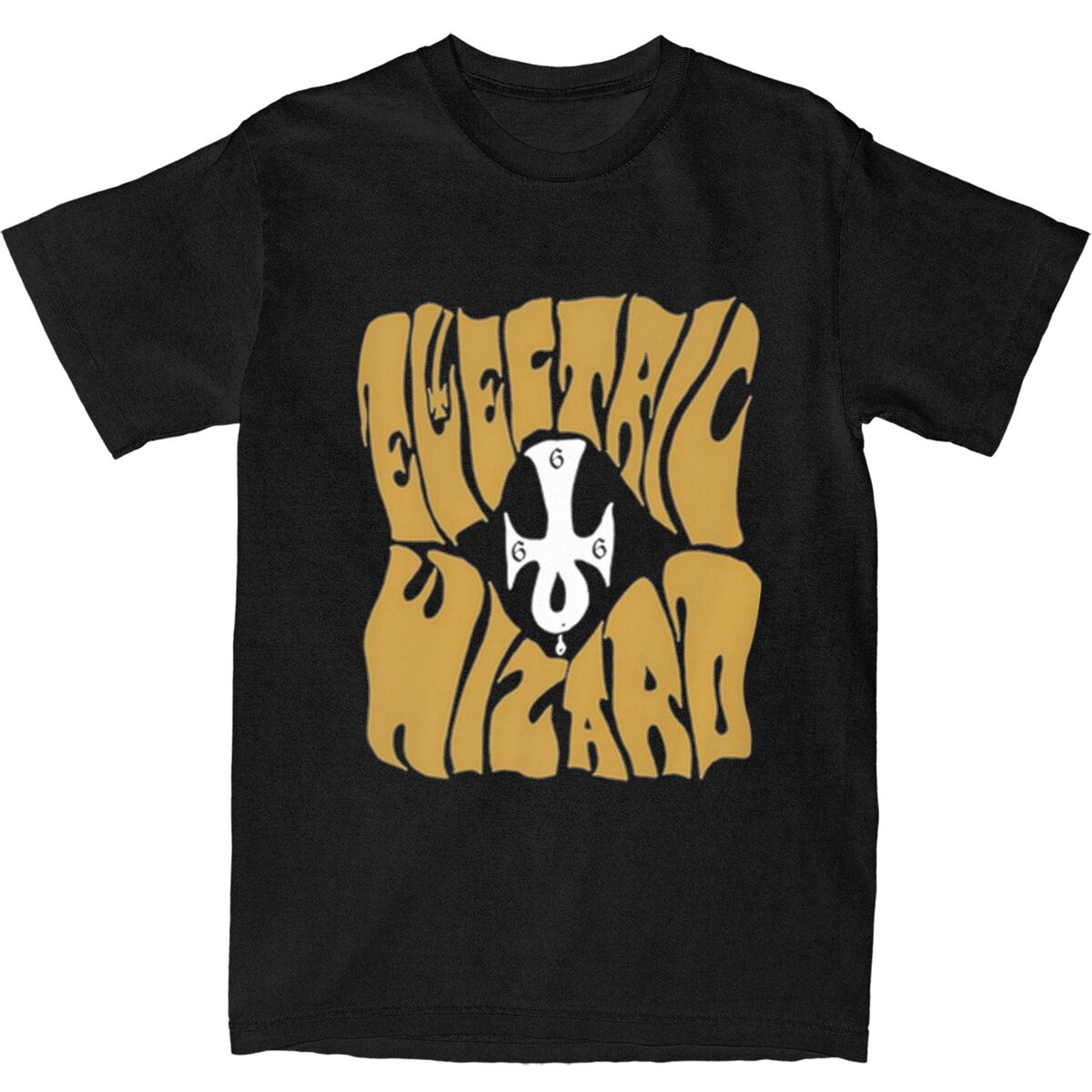 Comfortable season Goud Elektrische Tovenaar voor Mannen Vrouwen T-shirt Merch Geweldige T-shirts T-shirt Puur Katoen Volwassen Kleding XL kaki